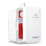 Avira 8 L Mini Fridge Portable Compact Refrigerator (White)