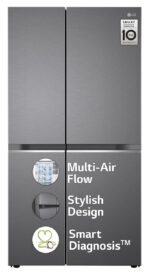 LG 630 L Frost-Free Inverter Wi-Fi InstaView Side-by-Side Refrigerator (Matte Black