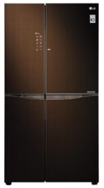 LG 630 L Frost-Free Inverter Wi-Fi InstaView Side-by-Side Refrigerator (Matte Black