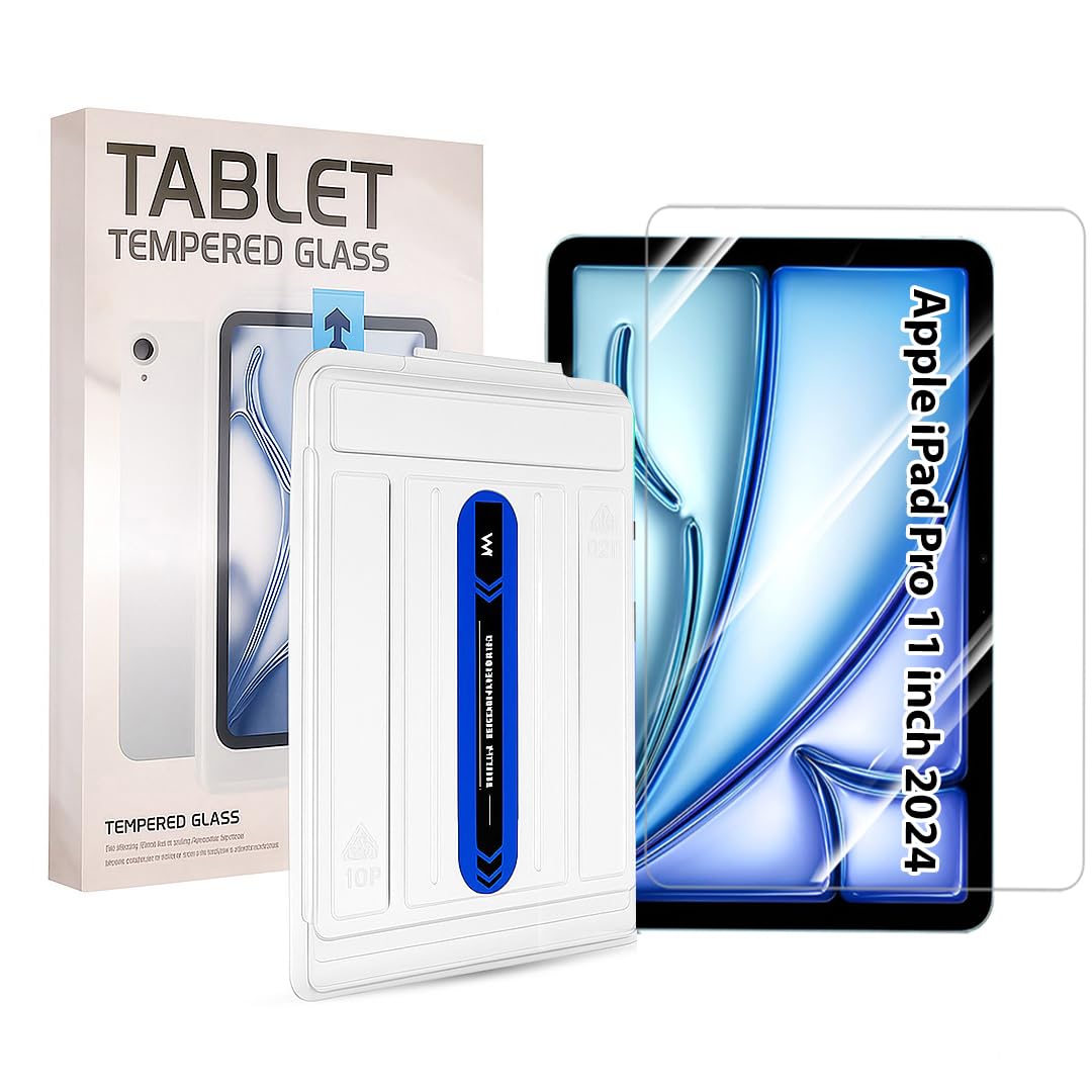 LIRAMARK Screen Protector for Apple iPad Pro 11 inch 2024 Apple M4
