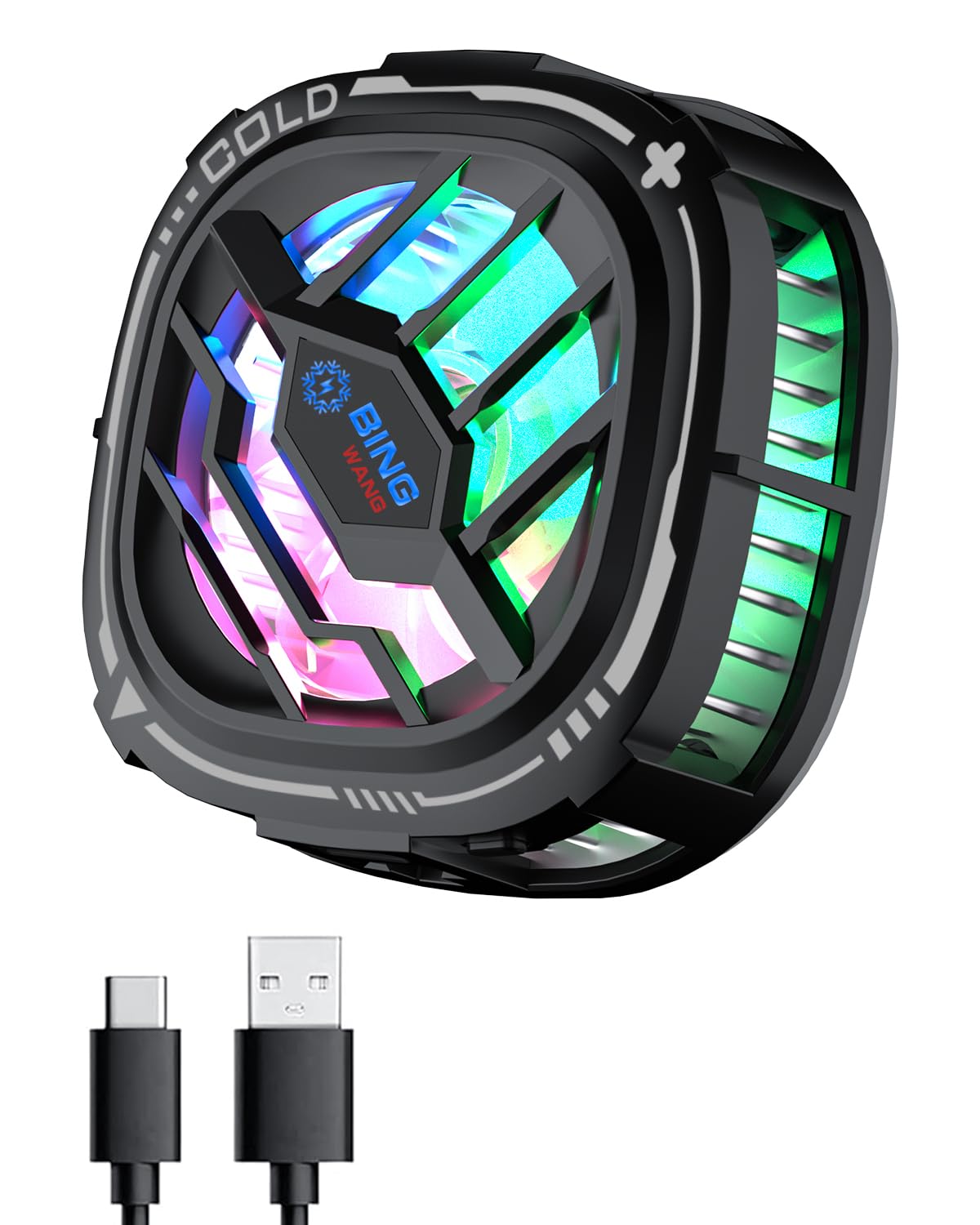 MOBILIFE Mobile Cooler, 15W Phone Cooler for Gaming, Magnetic Gaming High Ambient Cooling)