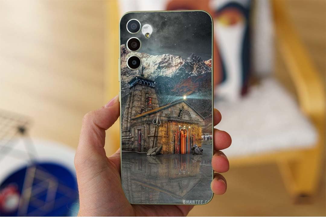OggyBaba Kedarnath Temple Mobile Skin - Premium Matte Finish Protective realme NARZO N61