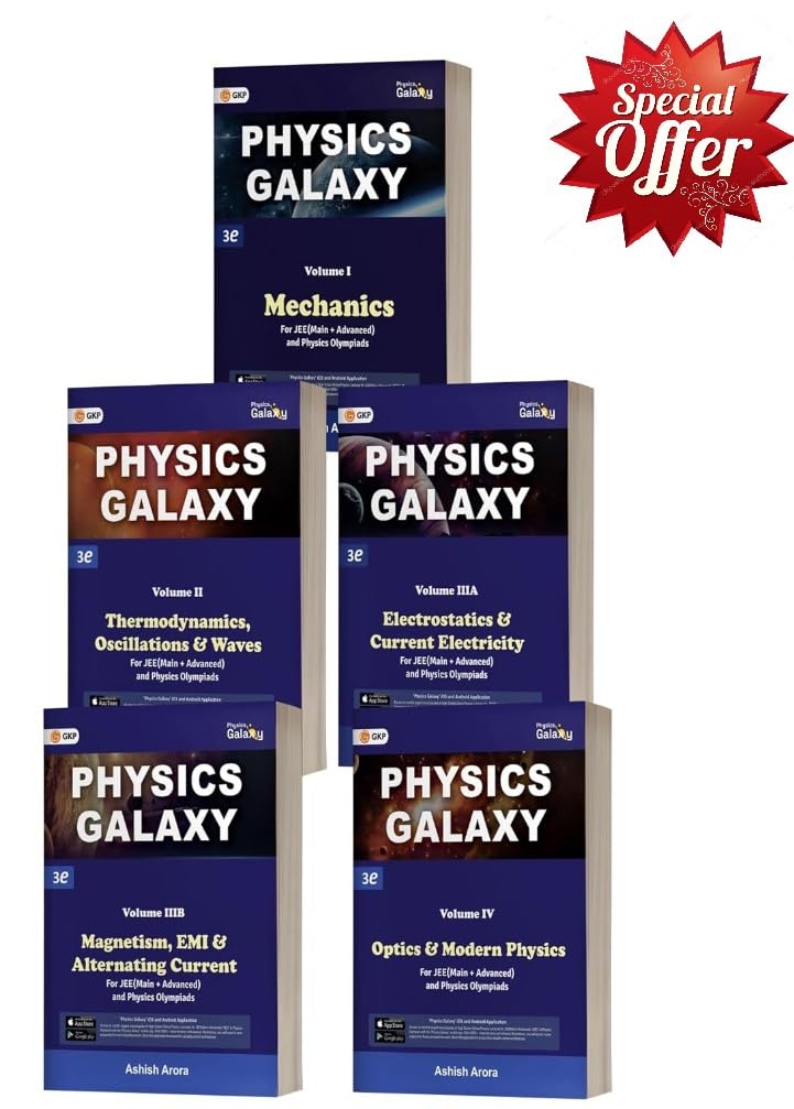 Physics Galaxy Set of 5 Volumes for JEE (Main & 2024)