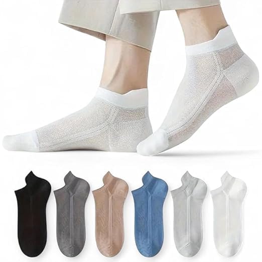 Ramarth 6 Pair Cotton Ankle Length Socks for Men & SJeware 12 Pairs Solid Cotton Ankle Length Socks