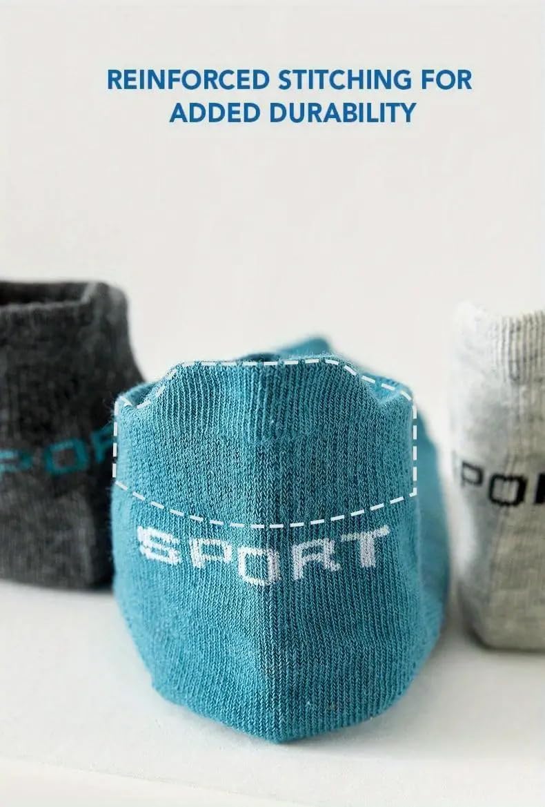 SJeware 10 Pairs Sports Solid Ankle Length Socks for Men SJeware 12 Pairs Solid Cotton Ankle Length Socks