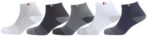 SJeware 12 Pairs Solid Cotton Ankle Length Socks