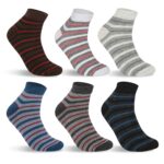 SJeware 12 Pairs Solid Cotton Ankle Length Socks