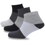 SJeware 12 Pairs Solid Cotton Ankle Length Socks