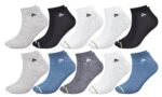 SJeware 12 Pairs Solid Cotton Ankle Length Socks