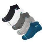 SJeware 12 Pairs Solid Cotton Ankle Length Socks