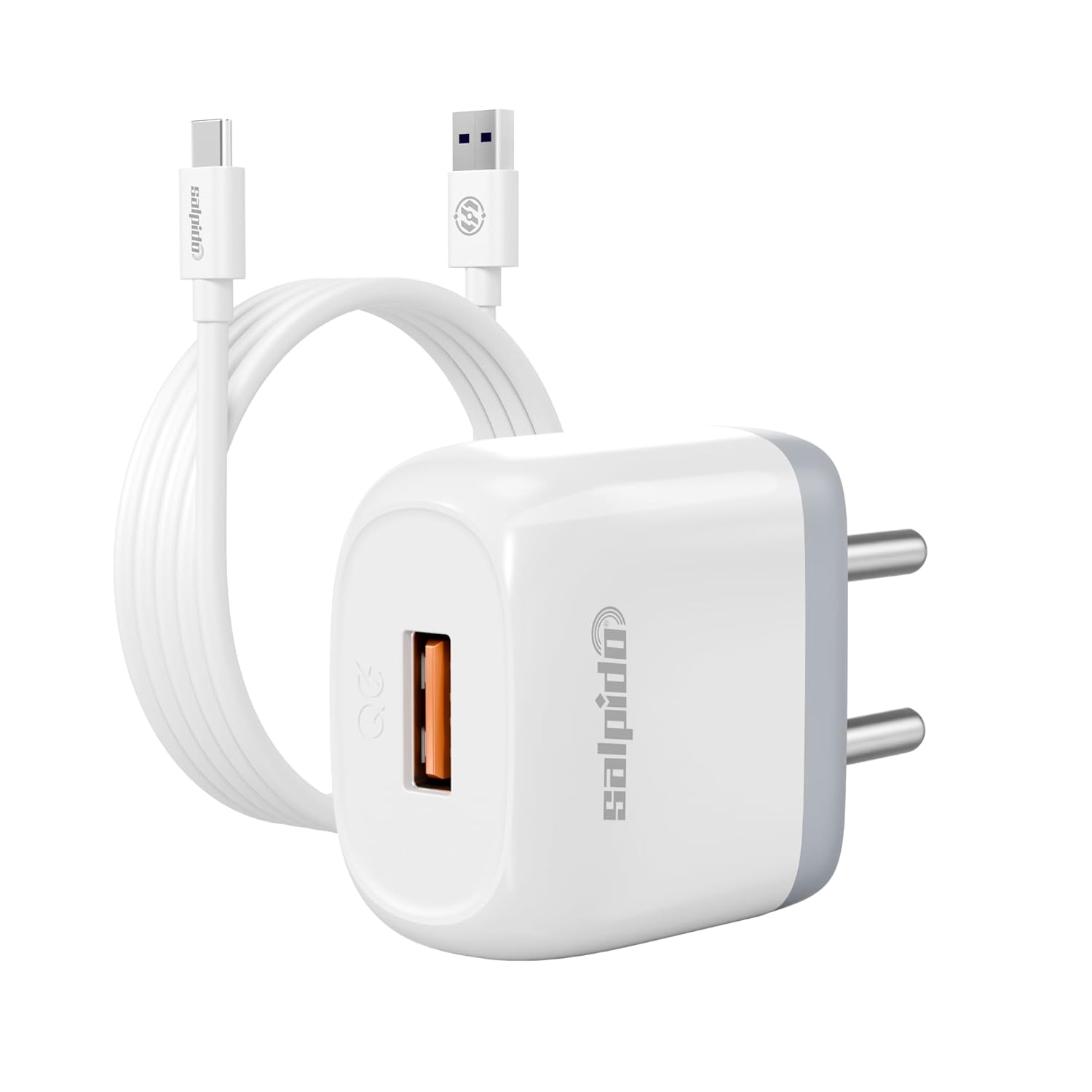 Salpido GD-WC13 18W QC3.0 Universal Charger Adapter with USB-A Port, Apple 20W USB-C Power Adapter