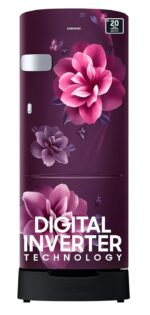 Samsung 183 L 4 Star Digital Inverter Direct-Cool Single Door Refrigerator (Red)