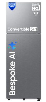 LG 242 L 3 Star Smart Inverter Frost-Free Double Door Refrigerator (Shiny Steel)