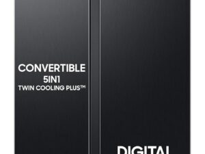 Samsung 465 L 2 Star Frost-Free Double Door Smart Wi-Fi Refrigerator (Black Matt)