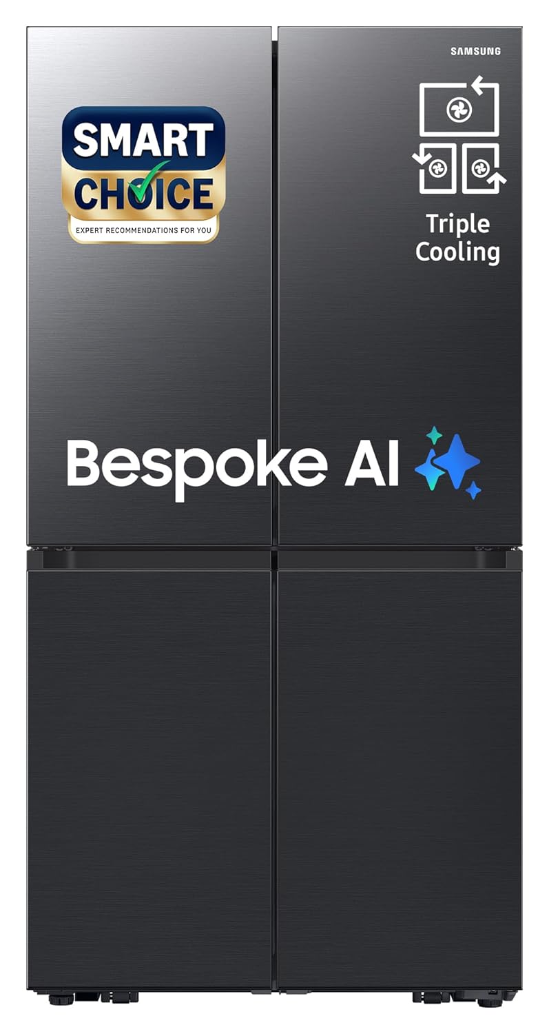 Samsung 650 L (Smartchoice), Convertible, Digital Inverter, Frost Free, French LG 630 L Frost-Free Inverter Wi-Fi InstaView Side-by-Side Refrigerator (Matte Black