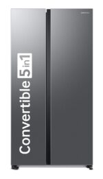 Samsung 465 L 2 Star Frost-Free Double Door Smart Wi-Fi Refrigerator (Black Matt)