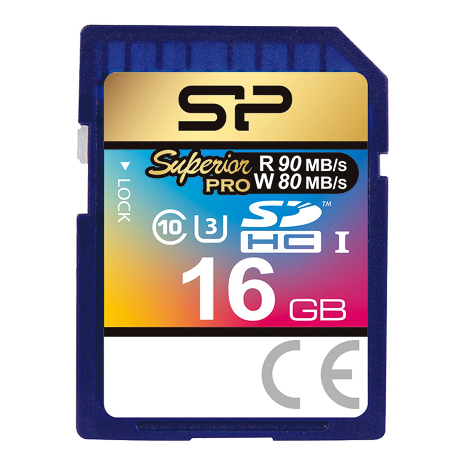 Silicon Power 16GB SDHC Class 10 UHS-3 Superior Pro Memory 16GB