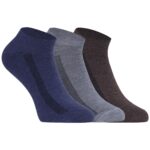 SJeware 12 Pairs Solid Cotton Ankle Length Socks