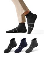 SJeware 12 Pairs Solid Cotton Ankle Length Socks