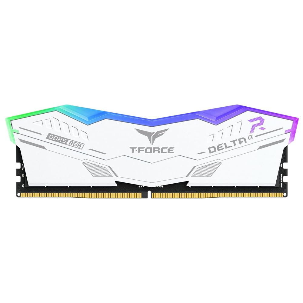 TeamGroup T-Force Delta RGB 16GB 6000MHz (6000MT/s) CL38 White DDR5 16GB