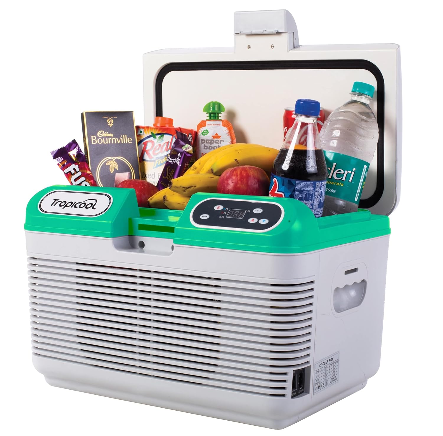 Tropicool Portable Car Fridge & Warmer:12 AD 3.0 Avira 8 L Mini Fridge Portable Compact Refrigerator (White)