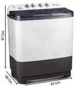 Voltas Beko 7 Kg 5 Star Eco Wash Top Load Washing Machine
