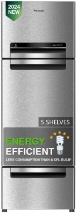 Whirlpool 235 L Frost Free Triple-Door Refrigerator (ProttOn Roy Radiant Steel