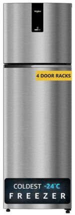 Whirlpool 235 L Frost Free Triple-Door Refrigerator (ProttOn Roy Radiant Steel