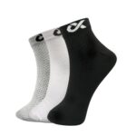 SJeware 12 Pairs Solid Cotton Ankle Length Socks