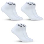 SJeware 12 Pairs Solid Cotton Ankle Length Socks