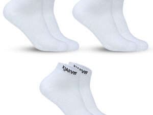 SJeware 12 Pairs Solid Cotton Ankle Length Socks