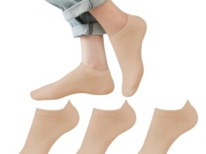 SJeware 12 Pairs Solid Cotton Ankle Length Socks