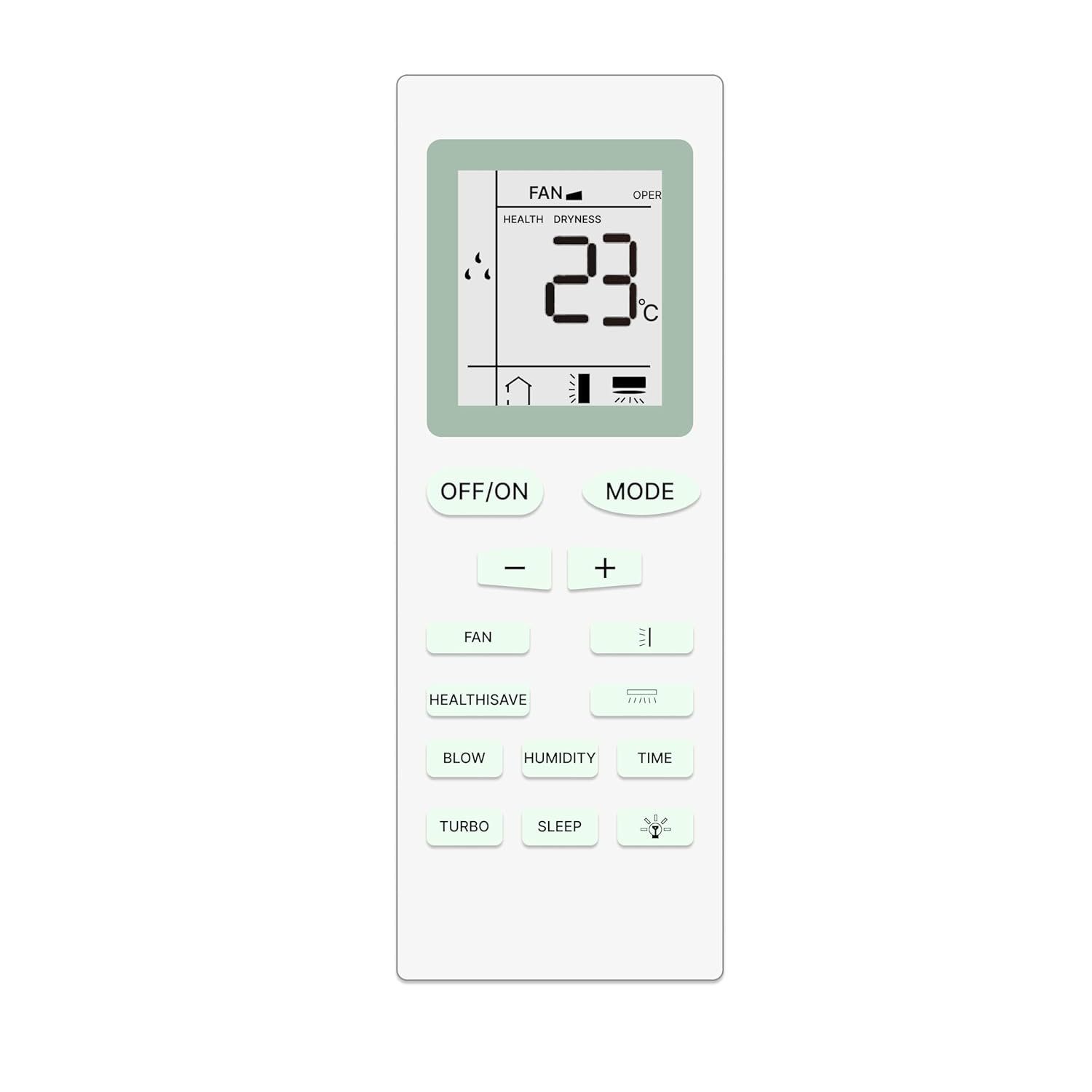 ZIEVA Compatible with GREE AC Remote Replacement for 1, 1.5, Window Air Conditioner #1 bestseller
