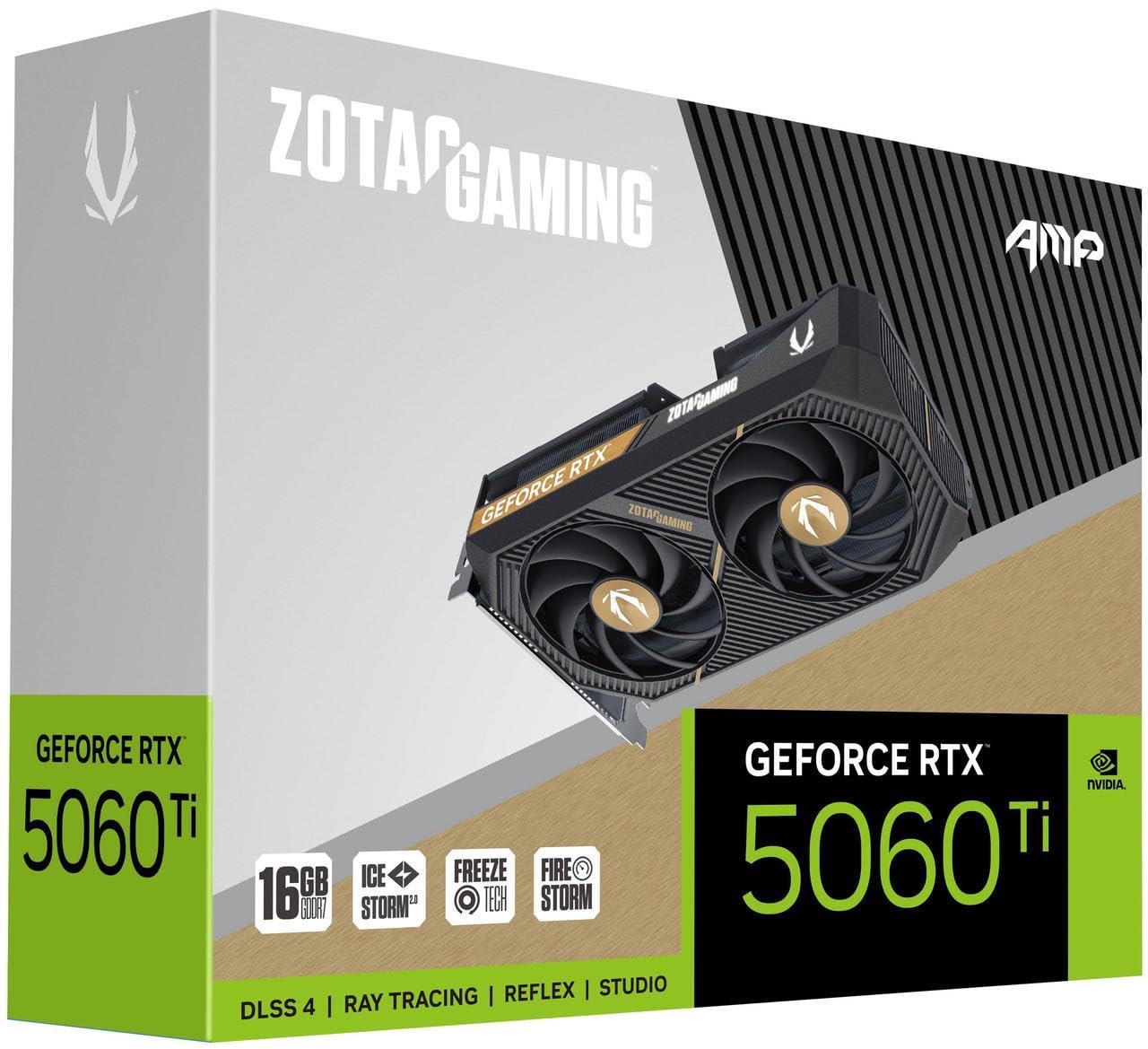 ZOTAC Gaming Geforce RTX 5060 Ti AMP Graphics Card - 16GB