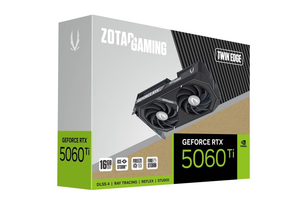 ZOTAC Pci_E_X8 Gaming Geforce RTX 5060 Ti Twin Edge Graphics 16GB