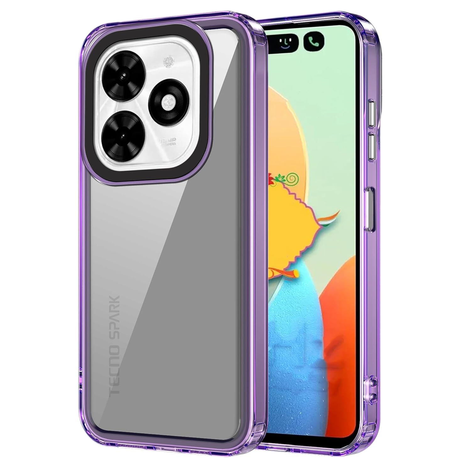 amazon basics Back Case Cover for Tecno Spark Go 2024 2024)