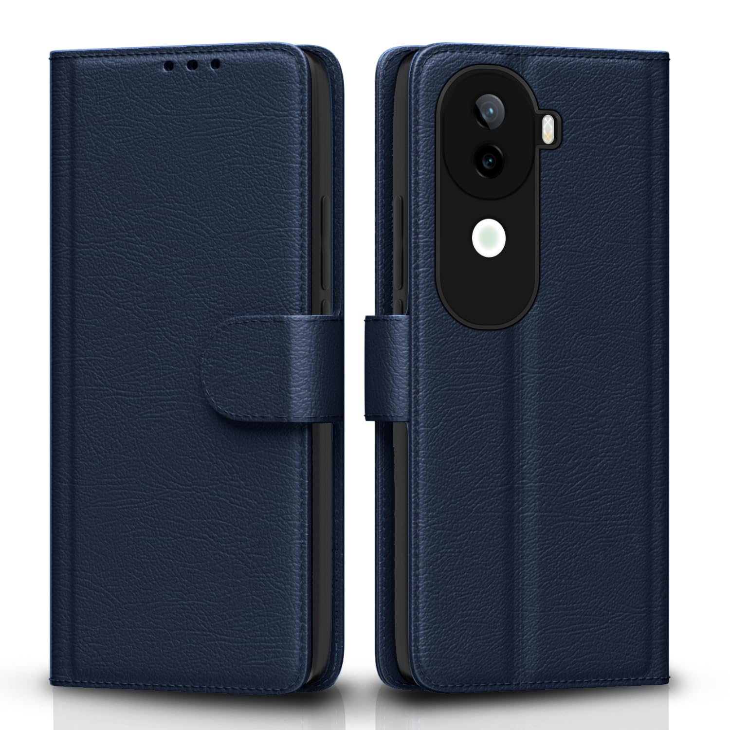 Pikkme Flip Cover Leather Finish | Inside TPU with Card iQOO Z9s 5G