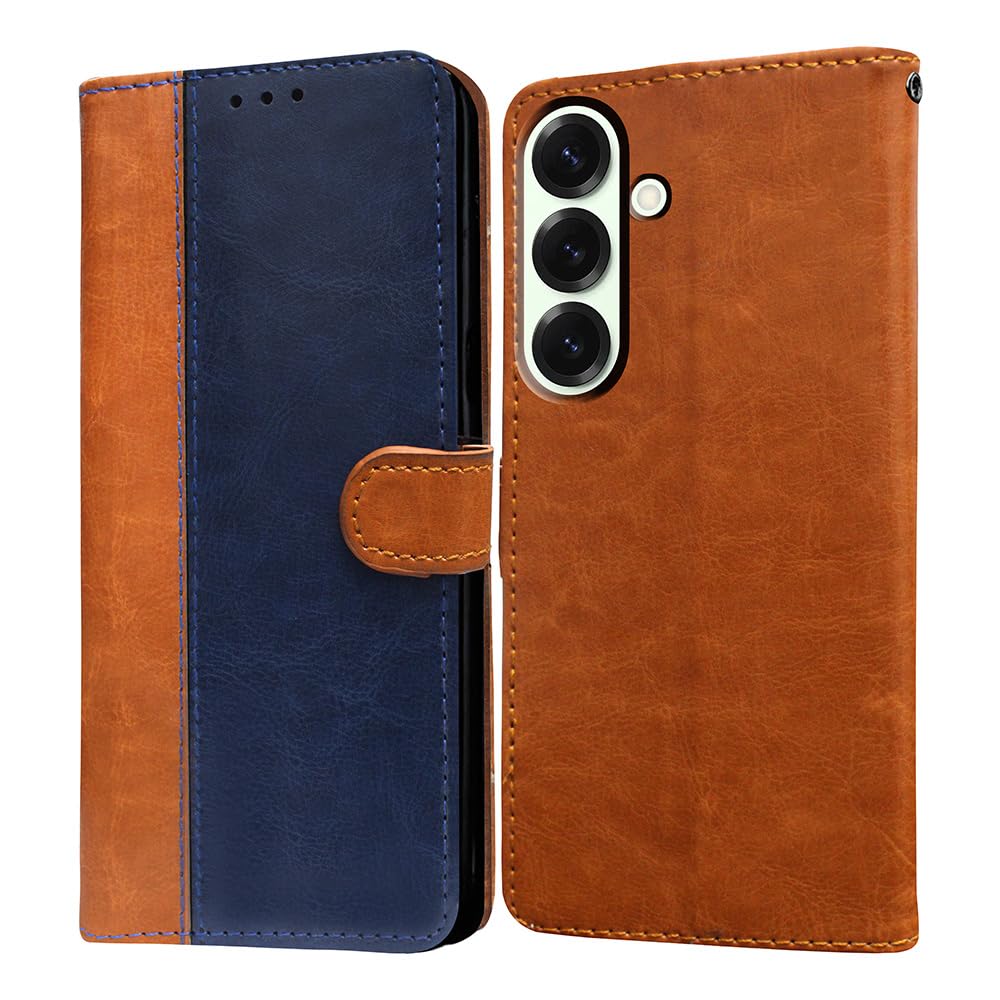 Amazon Brand - Solimo Flip Leather Mobile Cover (Soft & Samsung Galaxy S24 5G