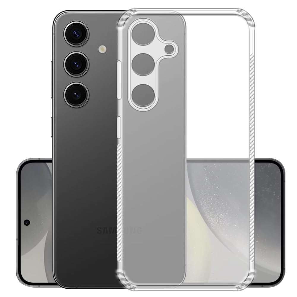 Amazon Brand-Solimo Anti Dust Plug Mobile Cover (Soft & Flexible Samsung Galaxy S24 5G