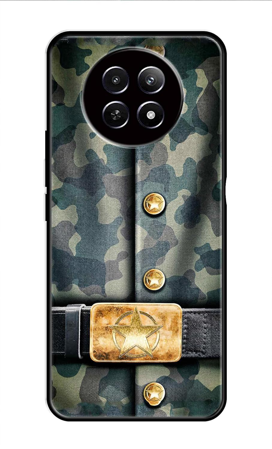 Metal TPU Printed Back Cover for Realme Narzo N65 5G realme NARZO N65 5G