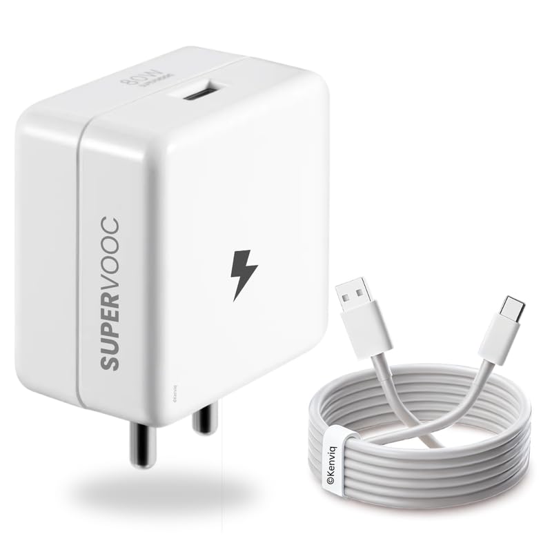 80W SuperVooc Fast Charger Compatible with Realme Narzo N65 5G realme NARZO N65 5G