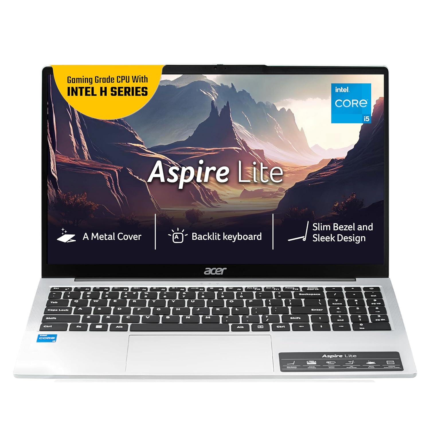 Acer Aspire Lite 12th Gen Intel Core i5-12450H Thin and MSI Thin 15 Core i5-12450H (144Hz