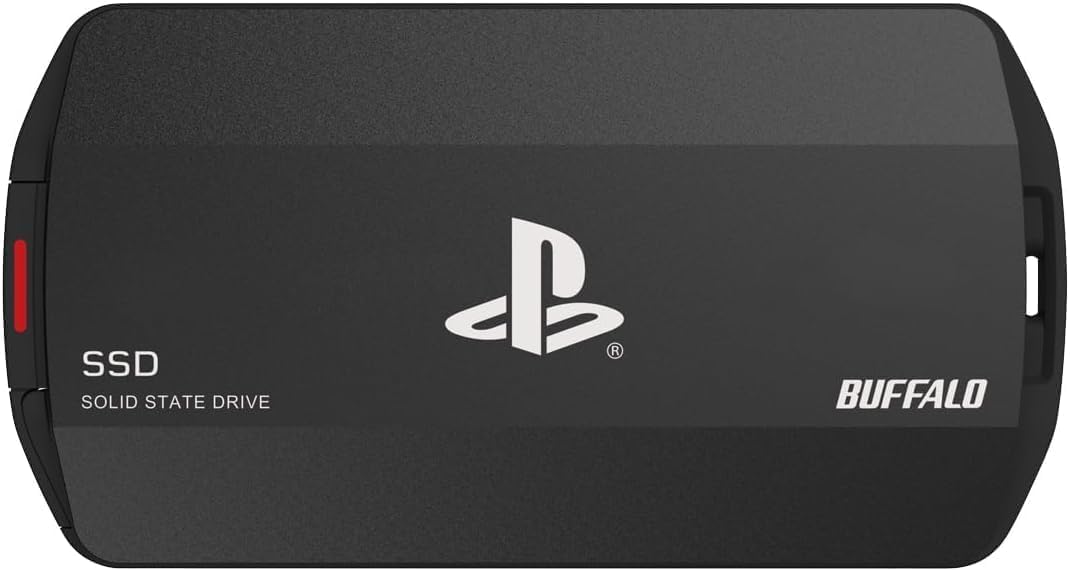 BUFFALO External SSD 1.0TB Officially Licensed Product, Compatible with PS 1TB SSD)