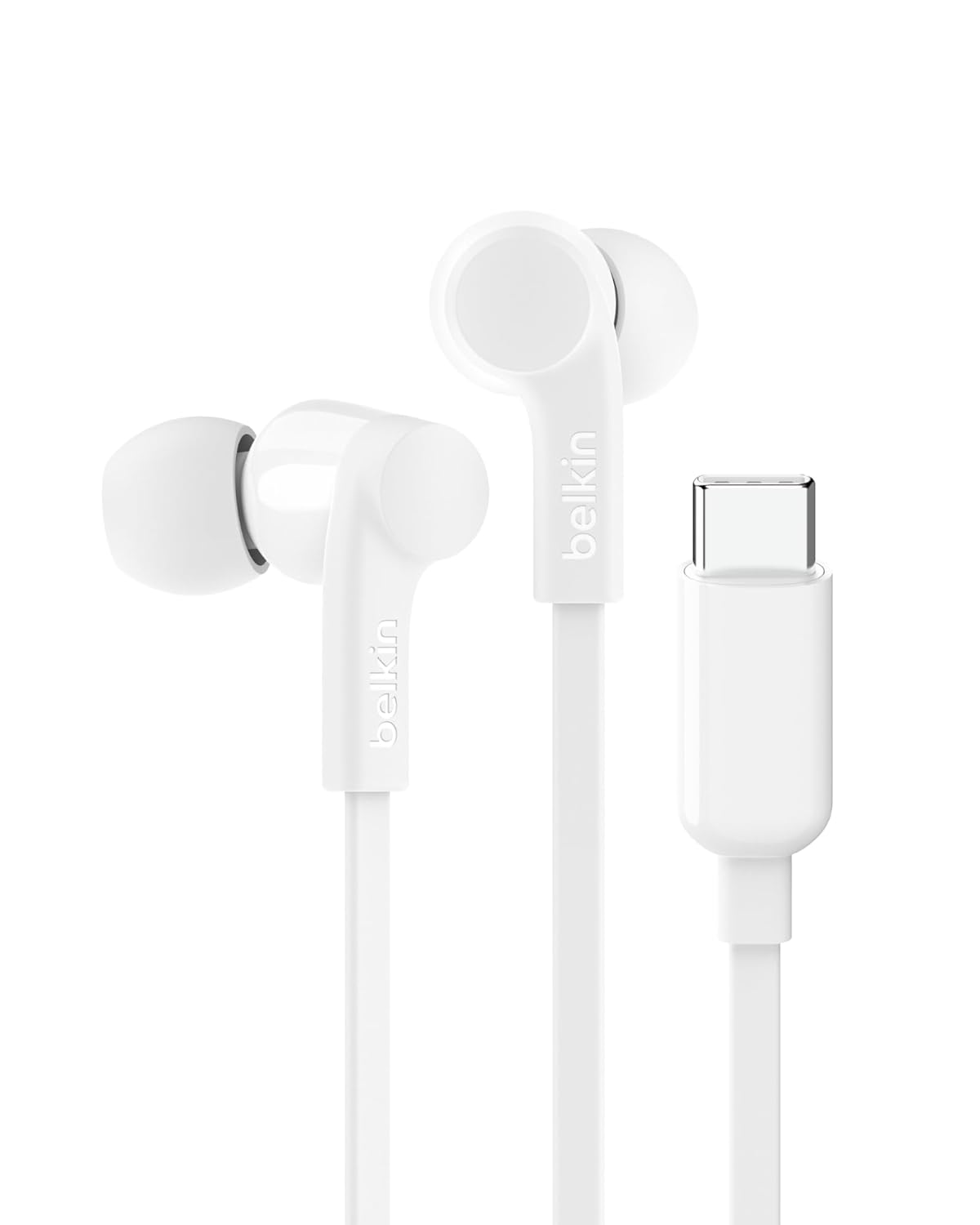 Belkin SoundForm Wired Earbuds with USB-C Connector, in-Ear Earphones w/Microphone Apple EarPods (USB-C)