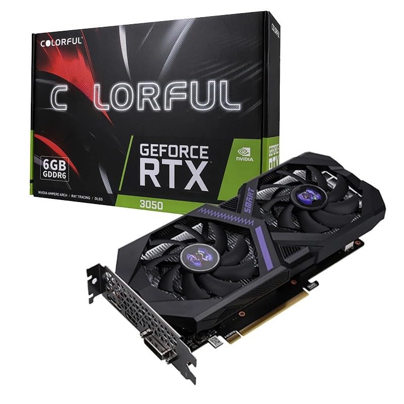COL0RFUL GeForce RTX 3050 6GB V4-V Graphics Card | 96-Bit RTX 2050