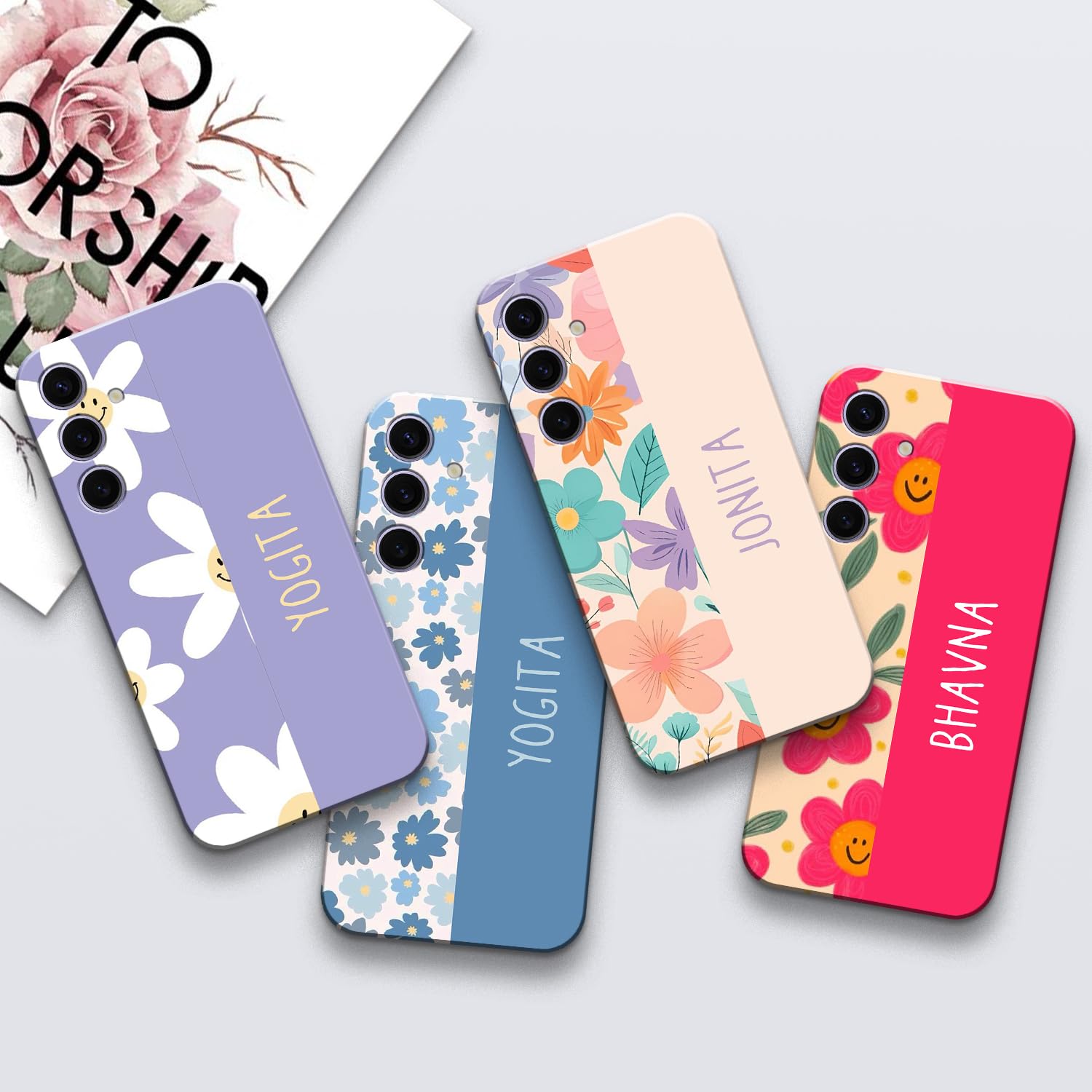 COLORflow Back Cover Compatible with Samsung S24 5G | Floral Samsung Galaxy S24 5G