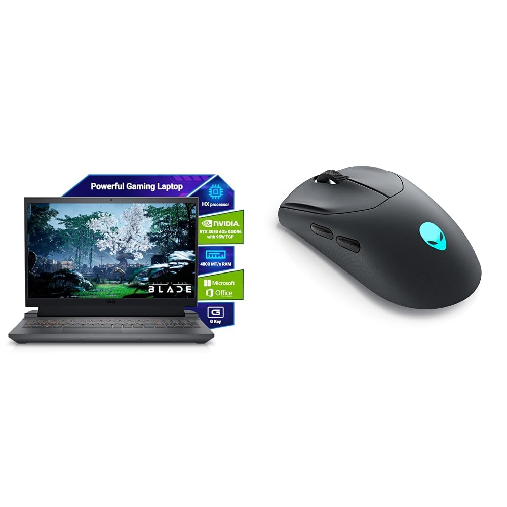 Dell G15-5530 Gaming Laptop, Intel Core i5-13450HX, 16GB DDR5, 512GB,NVIDIA Dell G15-5530 Core i5-13450HX (RTX 3050