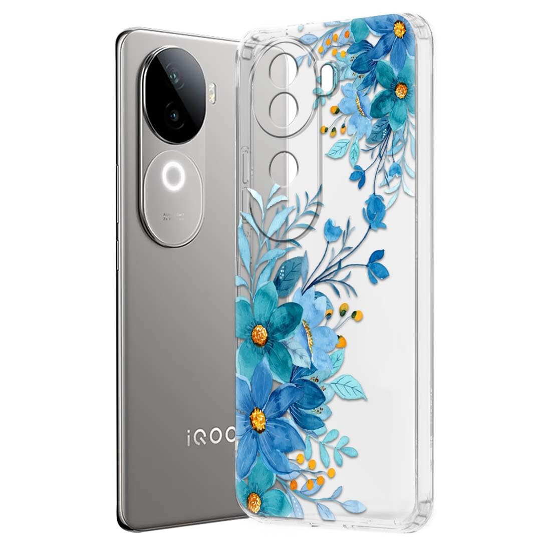 Fashionury Back Cover Case Designer Flexible Soft Back Case Cover iQOO Z9s 5G