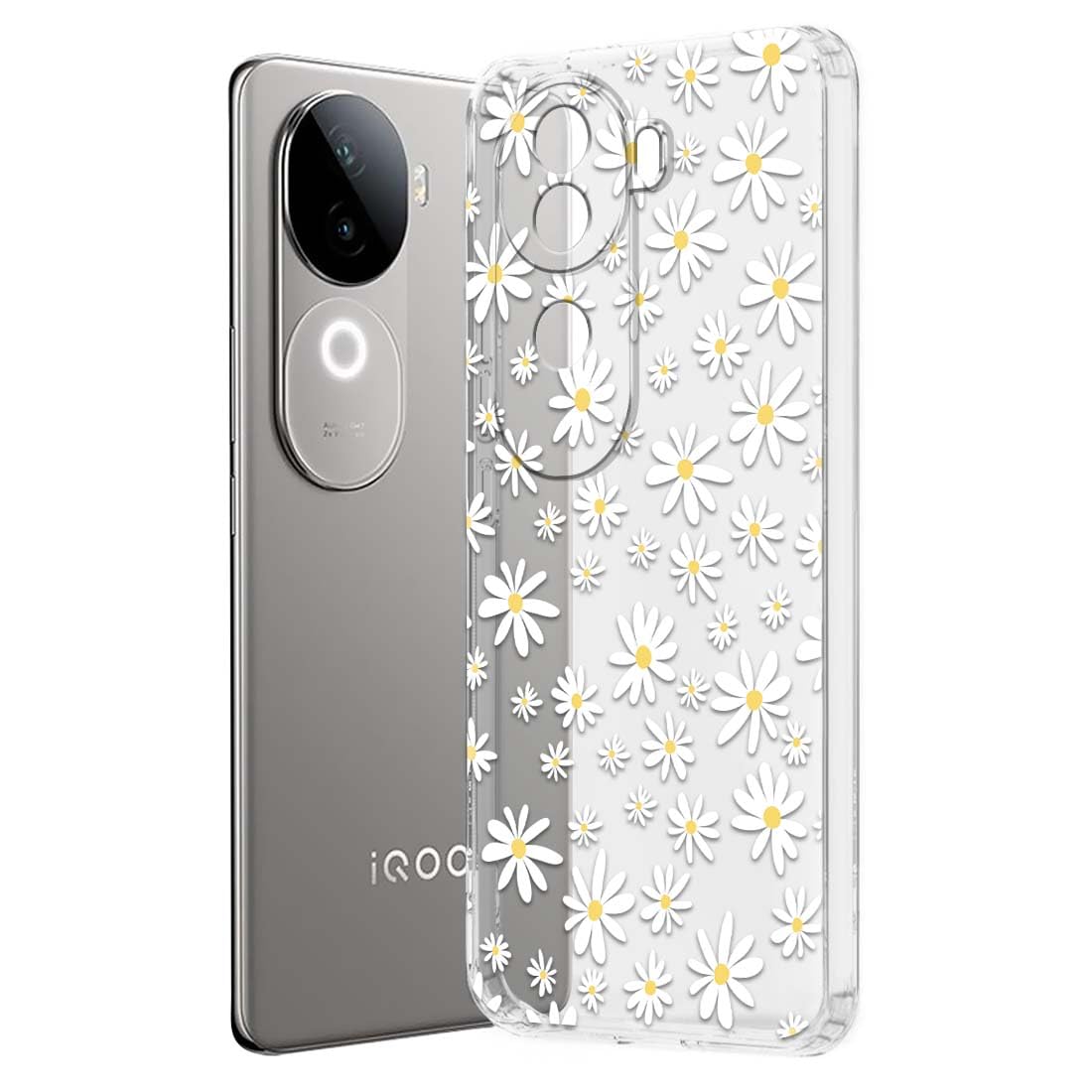 Fashionury Silicone Designer Printed Back Case Cover for iQOO Z9s iQOO Z9s 5G