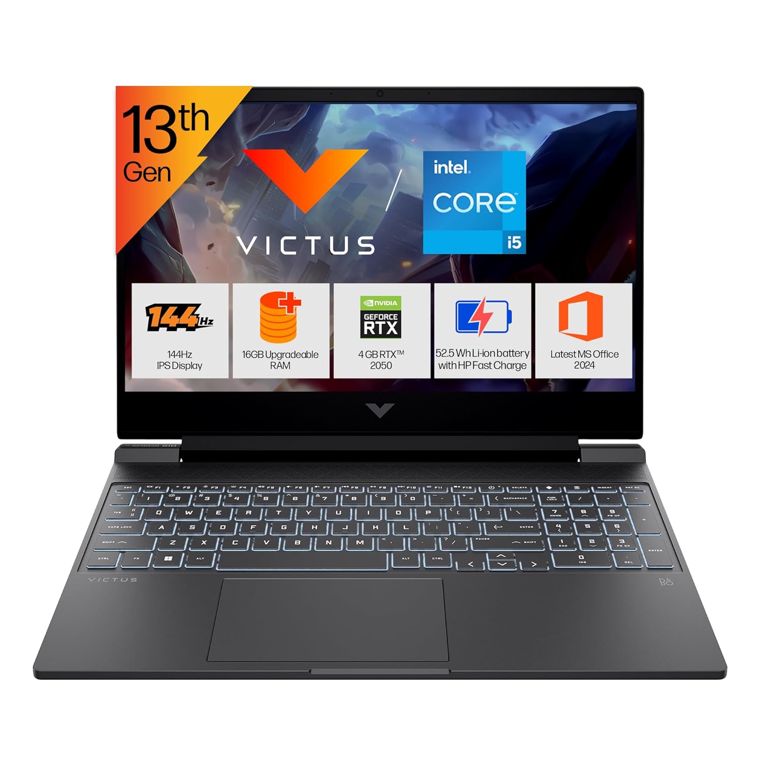 HP Victus, 13th Gen Intel Core i5-13420H, RTX 2050, Upgrade(Upto 512GB SSD)